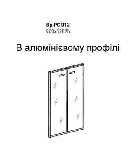 Двері скло ВР.РСО12. Головний малюнок